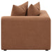 Coaster Jennifer 6-piece Upholstered Modular Sectional Terracotta Default Title