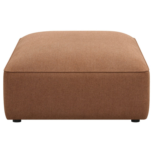 Coaster Jennifer Upholstered Ottoman Terracotta Default Title