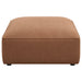 Coaster Jennifer Upholstered Ottoman Terracotta Default Title