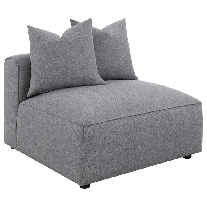 Coaster Jennifer 6-piece Tight Seat Modular Sectional Grey Default Title