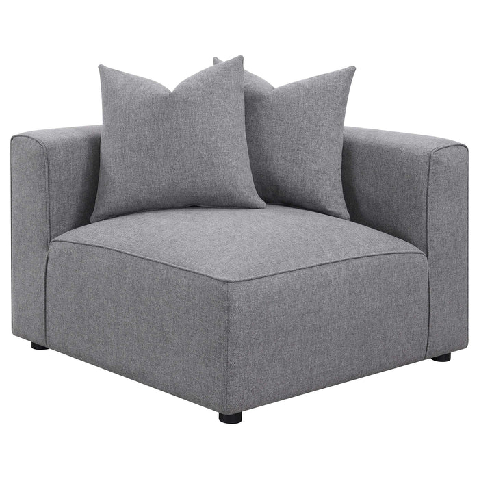 Coaster Jennifer 6-piece Tight Seat Modular Sectional Grey Default Title