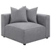 Coaster Jennifer 6-piece Tight Seat Modular Sectional Grey Default Title