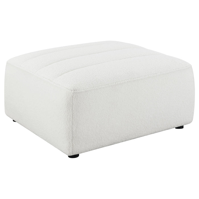 Coaster Sunny Upholstered Ottoman Natural Default Title