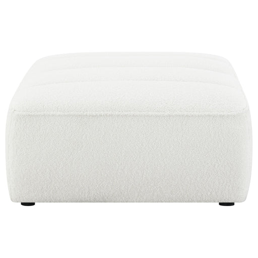 Coaster Sunny Upholstered Ottoman Natural Default Title