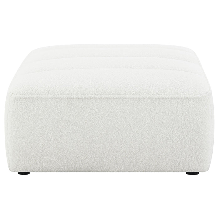 Coaster Sunny Upholstered Ottoman Natural Default Title