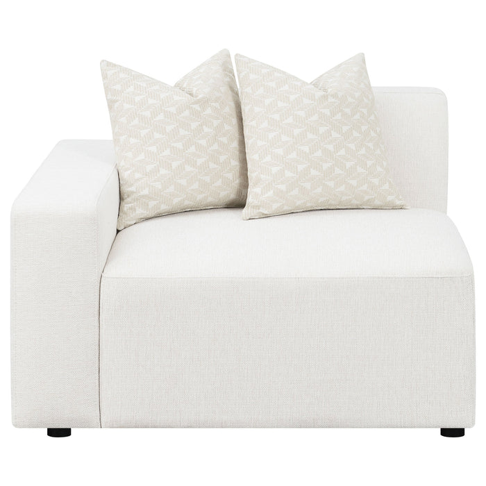 Coaster Freddie Upholstered Modular Sectional Pearl