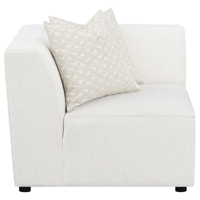 Coaster Freddie Upholstered Modular Sectional Pearl