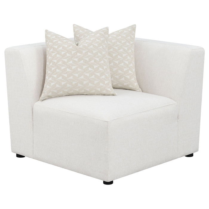 Coaster Freddie Upholstered Modular Sectional Pearl