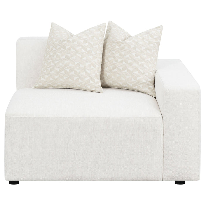 Coaster Freddie Upholstered Modular Sectional Pearl