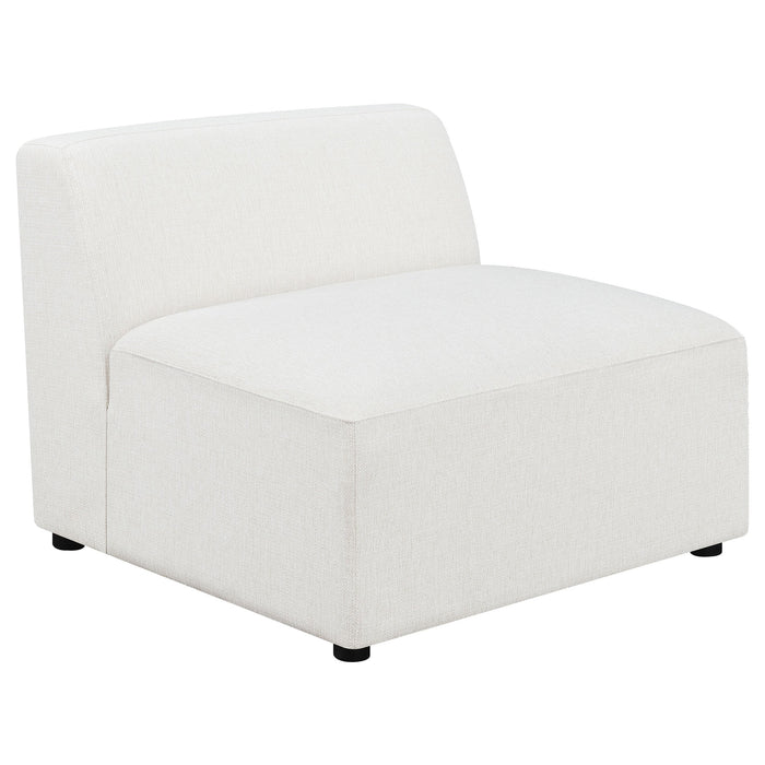 Coaster Freddie Upholstered Modular Sectional Pearl