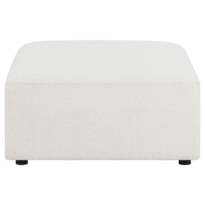 Coaster Freddie Upholstered Square Ottoman Pearl Default Title