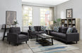 Coaster Watsonville 2-piece Cushion Back Living Room Set Grey Sofa+Loveseat+Armchair