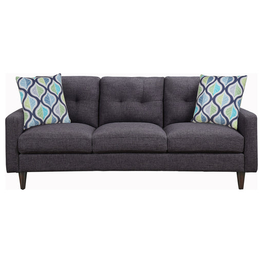 Coaster Watsonville Tufted Back Sofa Grey Default Title