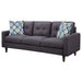 Coaster Watsonville Tufted Back Sofa Grey Default Title