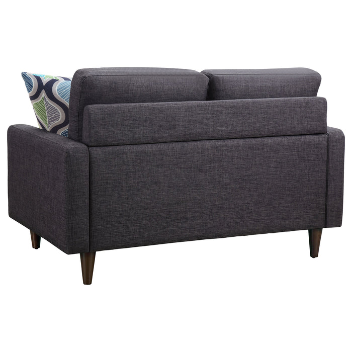 Coaster Watsonville Tufted Back Loveseat Grey Default Title