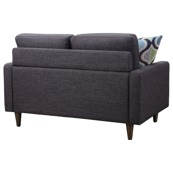 Coaster Watsonville Tufted Back Loveseat Grey Default Title