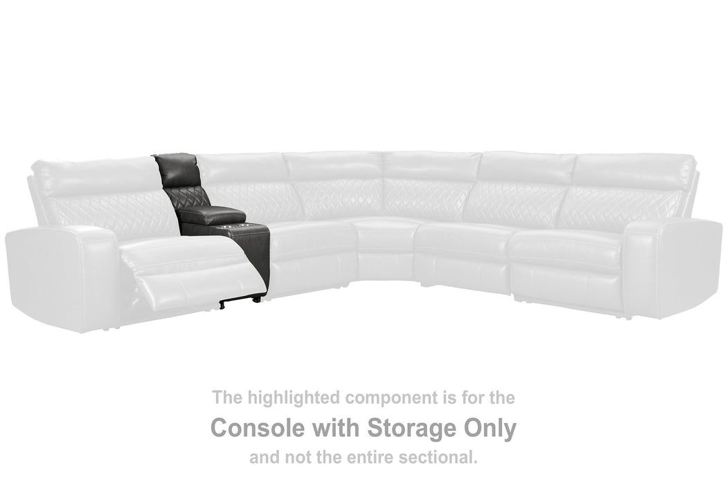 Samperstone Power Reclining Sectional Loveseat