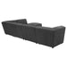 Coaster Sunny Upholstered 6-piece Modular Sectional Dark Charcoal Default Title