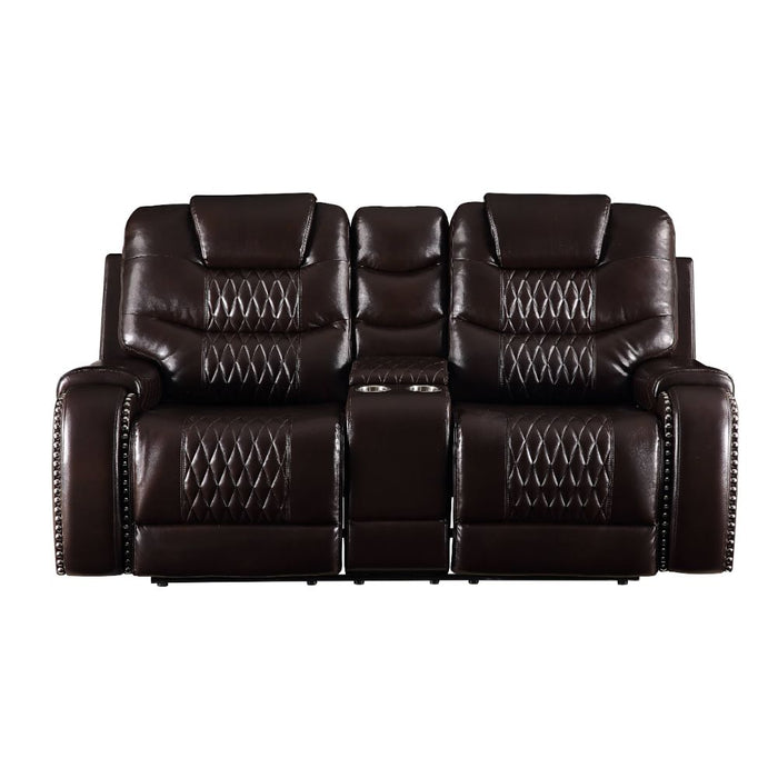 Braylon 78"L Motion Loveseat with Console