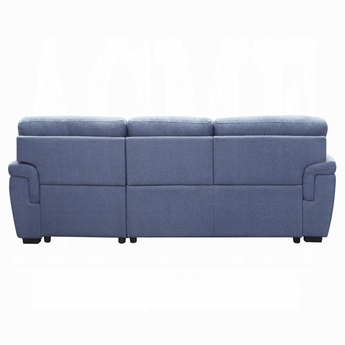 Haruko 95"L Reversible Sectional Sofa with Sleeper & Storage