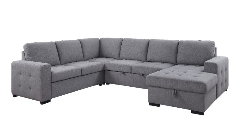 Nardo 125"L Sectional Sofa with Storage