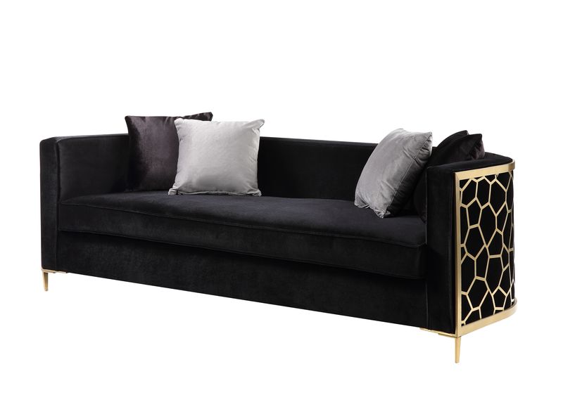 Fergal 83"L Sofa with 4 Pillows