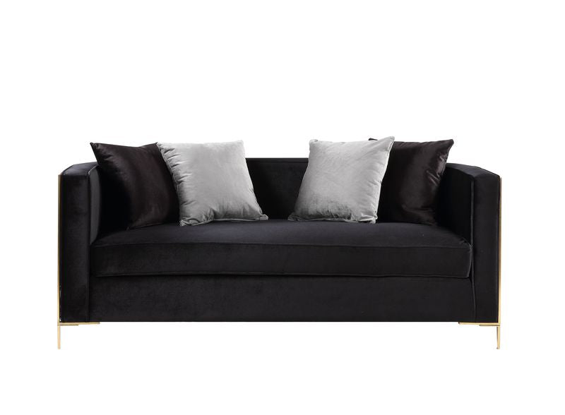 Fergal 70"L Loveseat with 4 Pillows