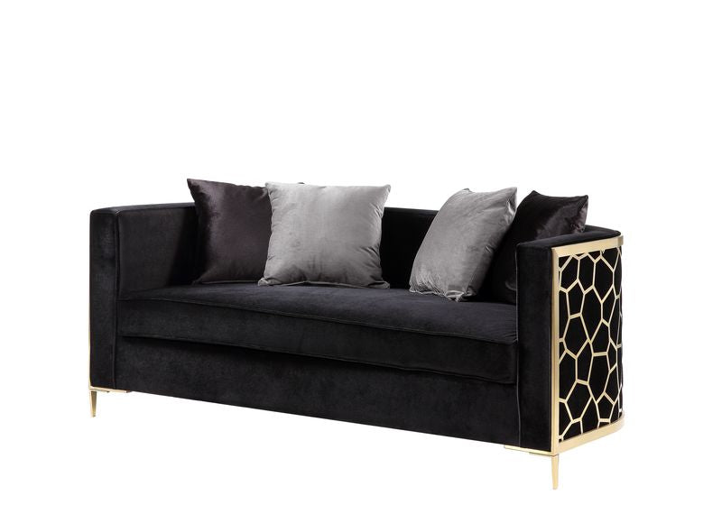 Fergal 70"L Loveseat with 4 Pillows