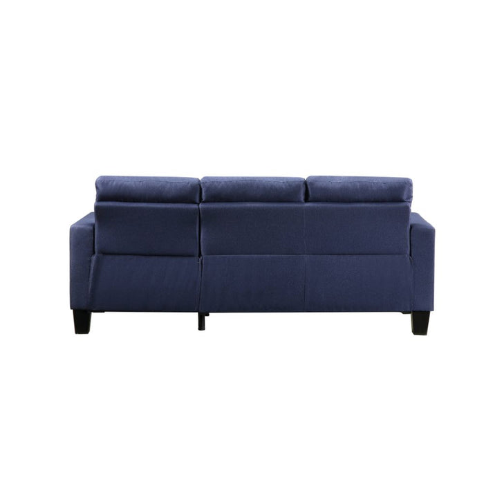 Earsom 81"L Linen Reversible Sofa & Ottoman