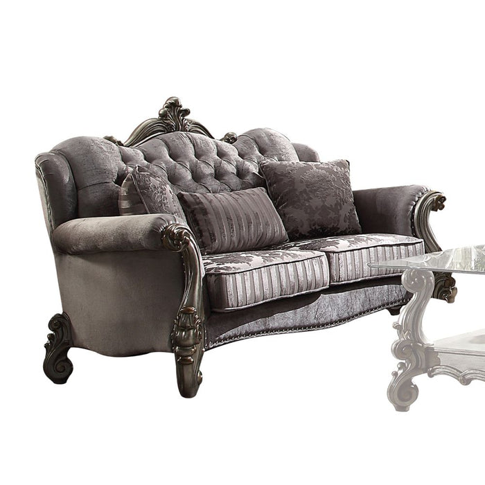 Versailles 69"L Loveseat with 3 Pillows