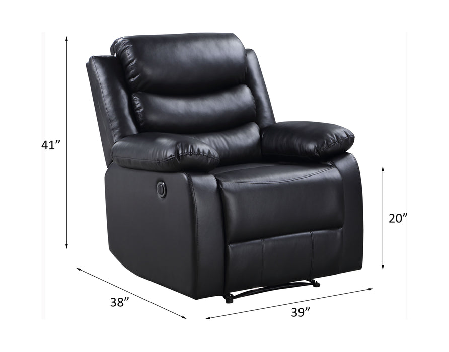 Eilbra 39"W Upholstered Power Motion Recliner