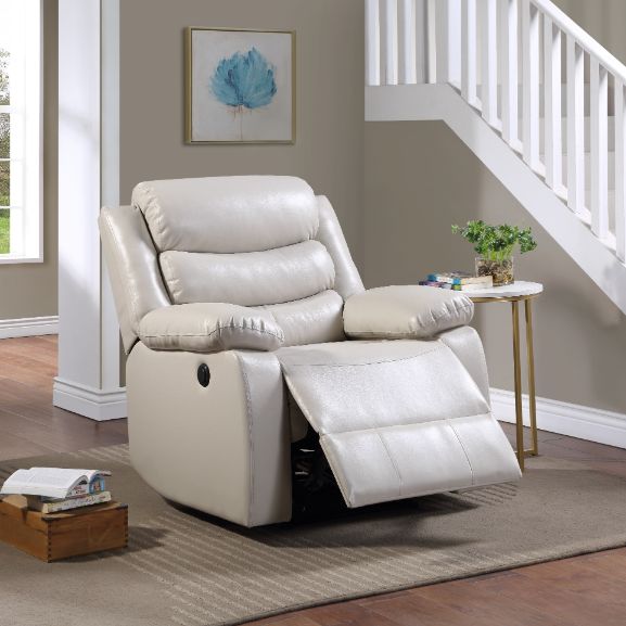 Eilbra 39"W Upholstered Power Motion Recliner