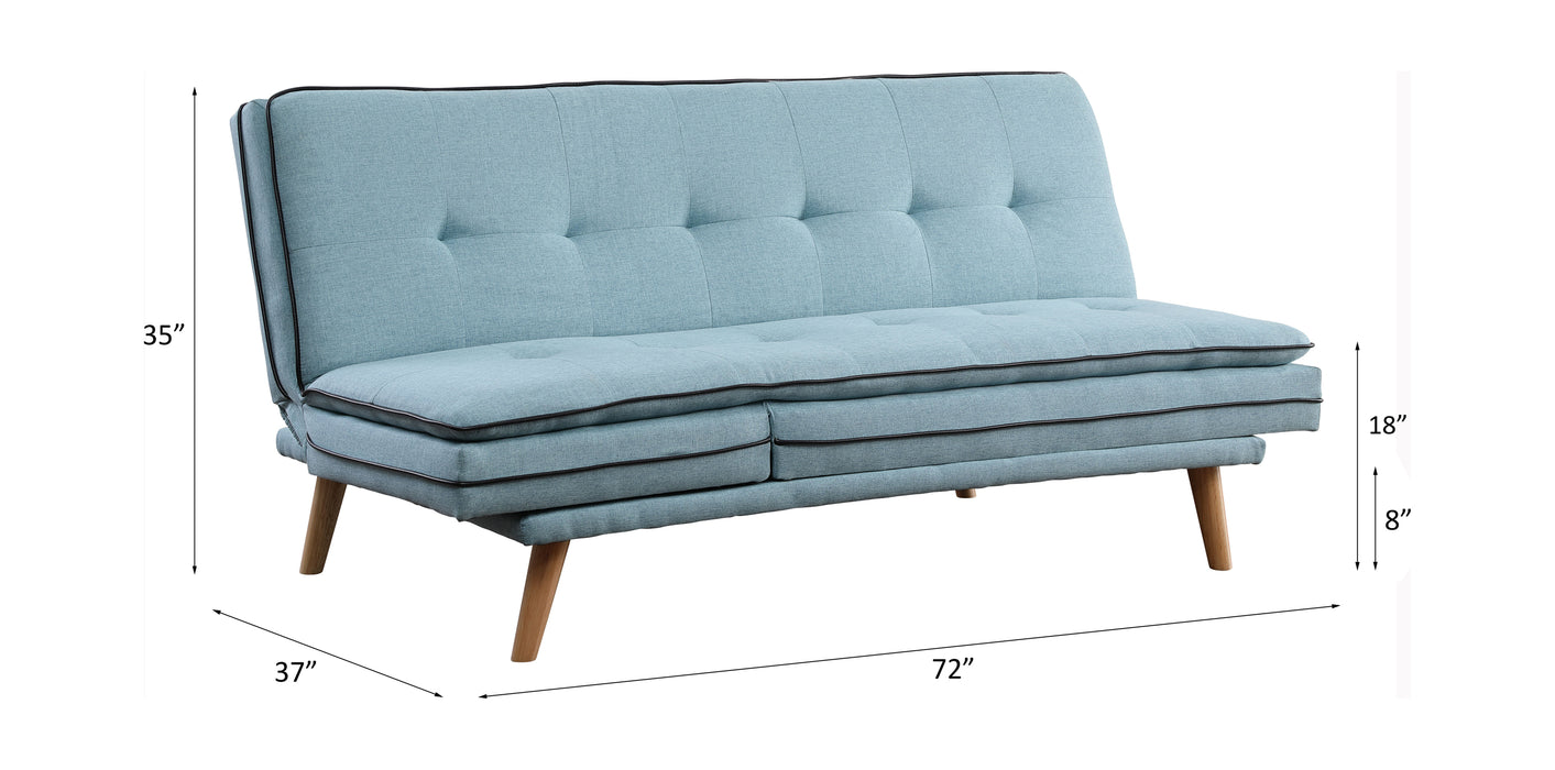 Savilla 72"L Linen Adjustable Sofa