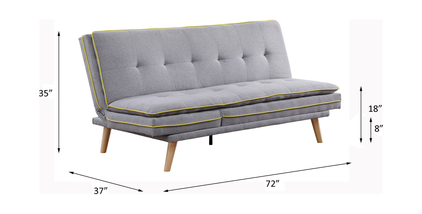 Savilla 72"L Linen Adjustable Sofa