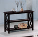 Coaster Rachelle Sofa Table with 2-shelf Deep Merlot Default Title