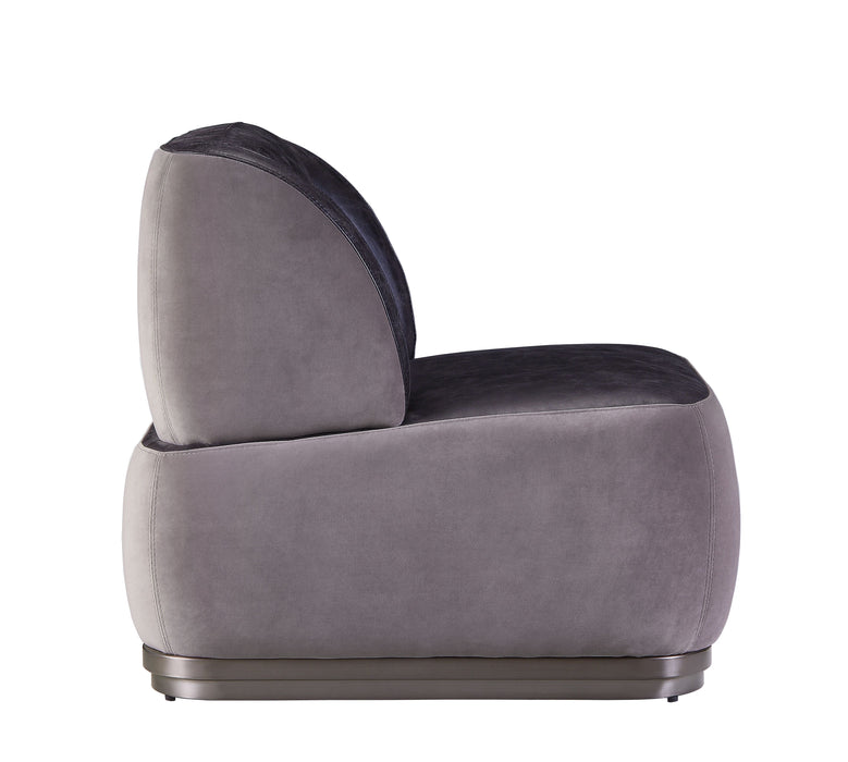 Decapree Top Grain Leather Accent Chair