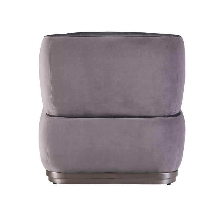 Decapree Top Grain Leather Accent Chair