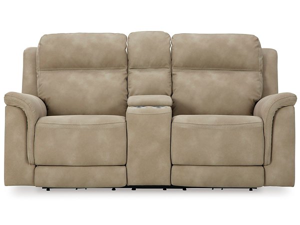 Next-Gen DuraPella Power Reclining Loveseat with Console