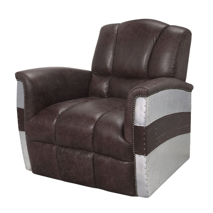 Brancaster Top Grain Leather Living Room Chair