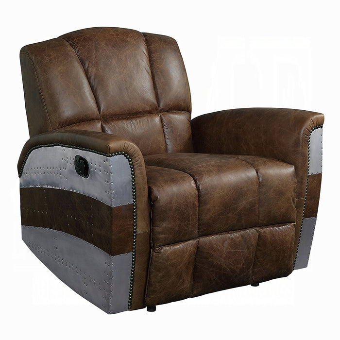 Brancaster Top Grain Leather Power Motion Recliner