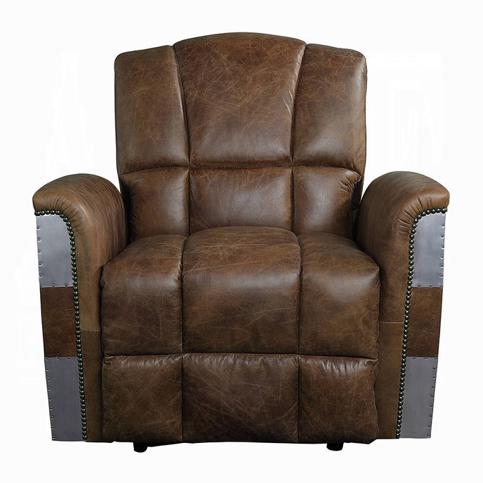 Brancaster Top Grain Leather Power Motion Recliner