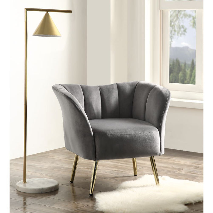 Reese 31"W Channel Tufted Accent Chair