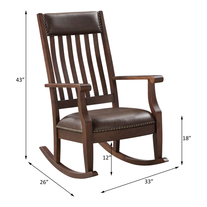 Raina 33"W Upholstered Rocking Chair