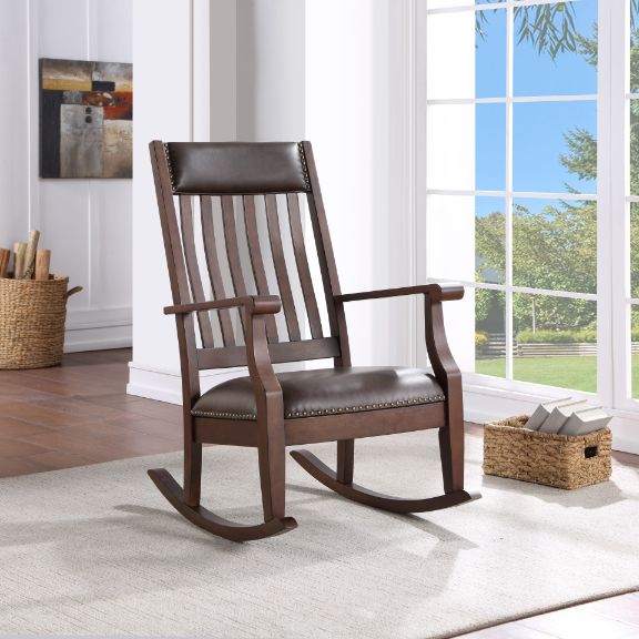 Raina 33"W Upholstered Rocking Chair