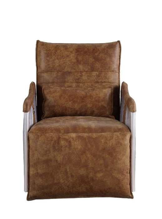 Qalurne Upholstered Power Motion Recliner with Swivel