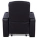 Coaster Cyrus Home Theater Upholstered Recliner Black Default Title