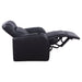 Coaster Cyrus Home Theater Upholstered Recliner Black Default Title