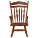 Coaster Aylin Rocking Chair Medium Brown Default Title