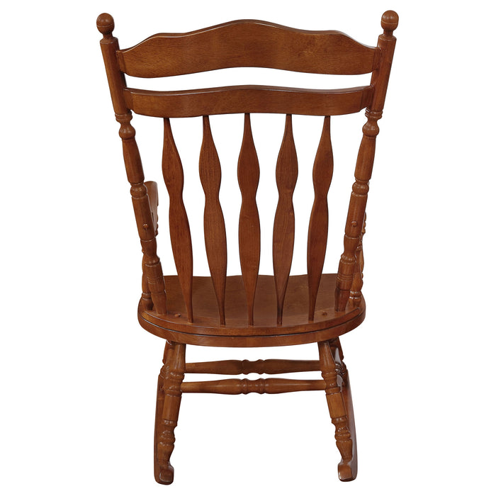 Coaster Aylin Rocking Chair Medium Brown Default Title