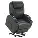 Coaster Sanger Upholstered Power Lift Recliner Chair with Massage Charcoal Grey Default Title